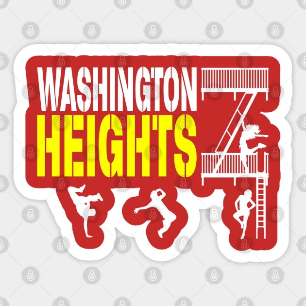 Washington Heights Sticker by CafeConCawfee